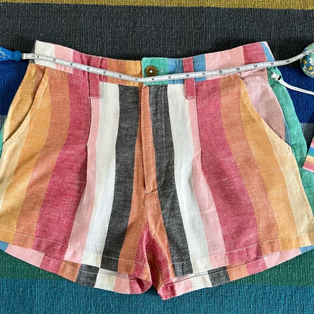 Billabong Hard to Tell x Sincerely Jules striped shorts. - Picture 7 of 7